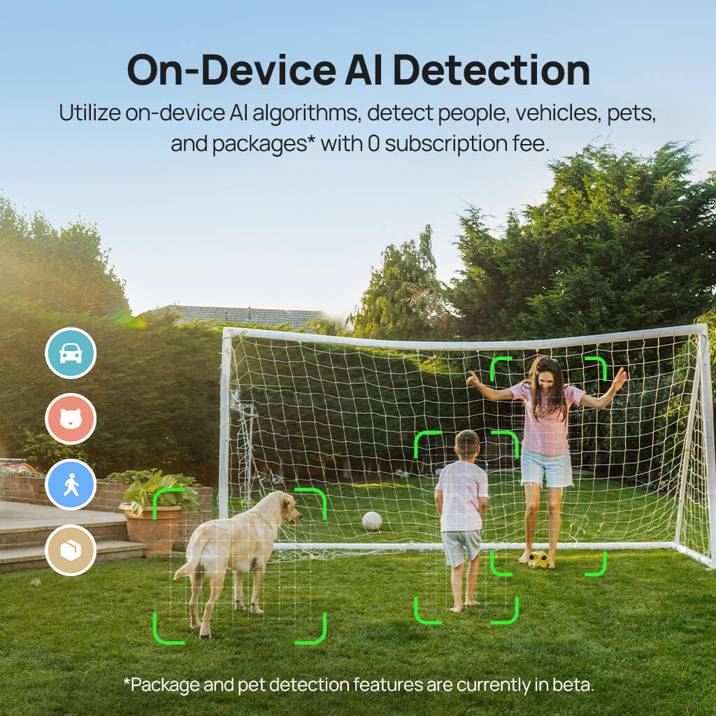 Anona Aurora 4K UHD AI Solar/Battery Power 24/7 AOV Security Camera